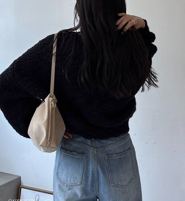  「【LE'MAGE&times;gemeilコラボ】スラブジップカーディガン」|カーディガン|