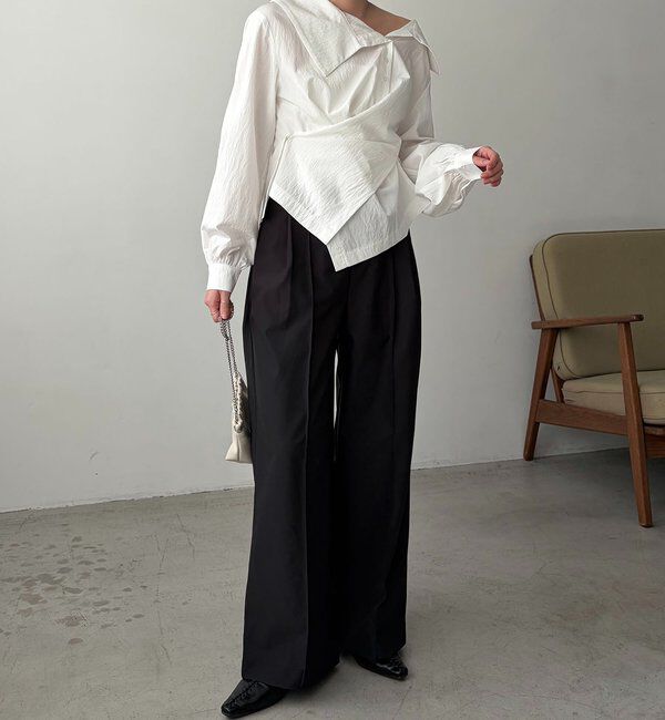  「【2WAY】カシュクールシャツ」|シャツ・ブラウス|