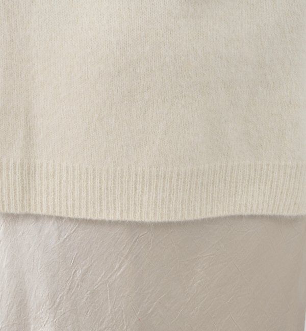  「ファーウールキーネックニット」|ニット・セーター|