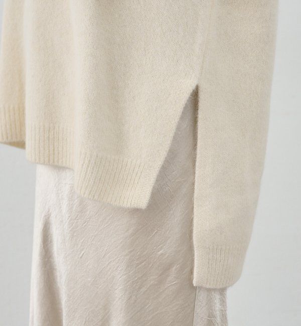  「ファーウールキーネックニット」|ニット・セーター|