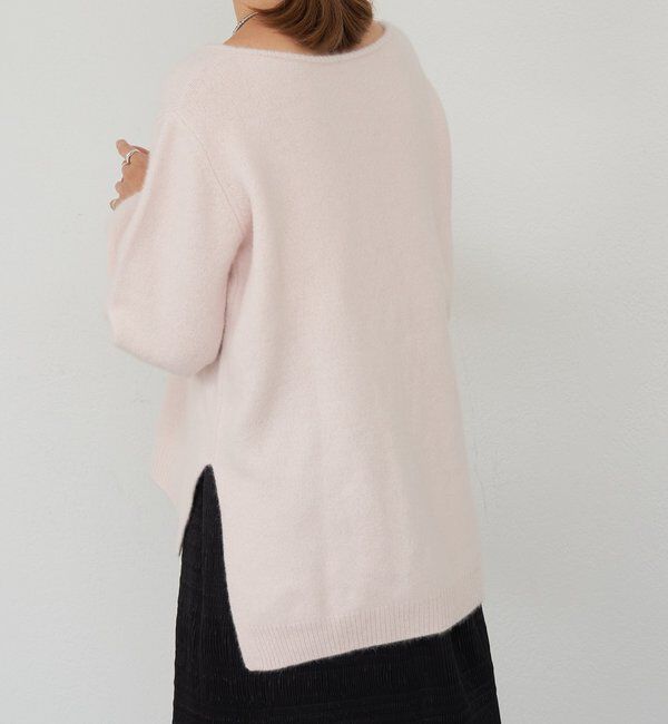  「ファーウールキーネックニット」|ニット・セーター|