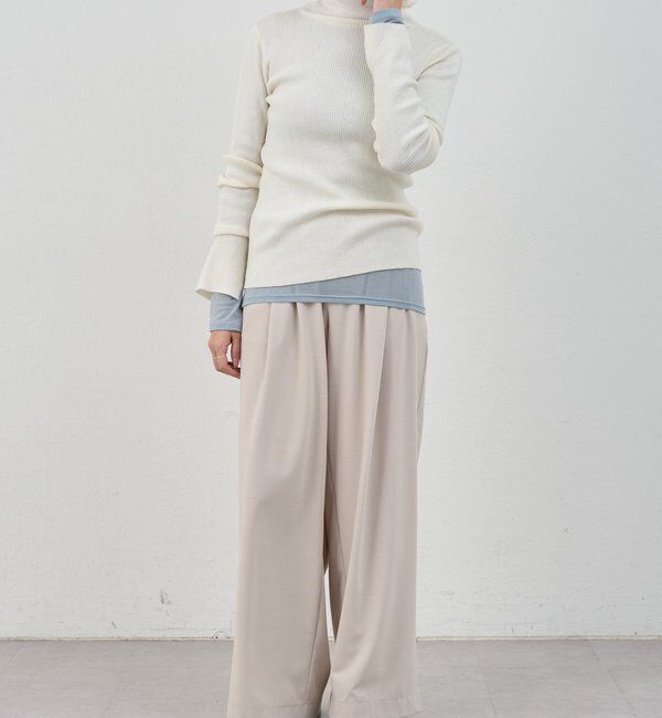  「【インフルエンサー＠tsuru00コラボ】3タックスラックスパンツ」|チノ|