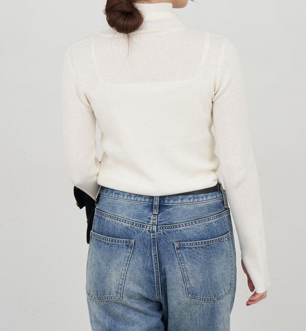  「ハイネックリブニット」|ニット・セーター|