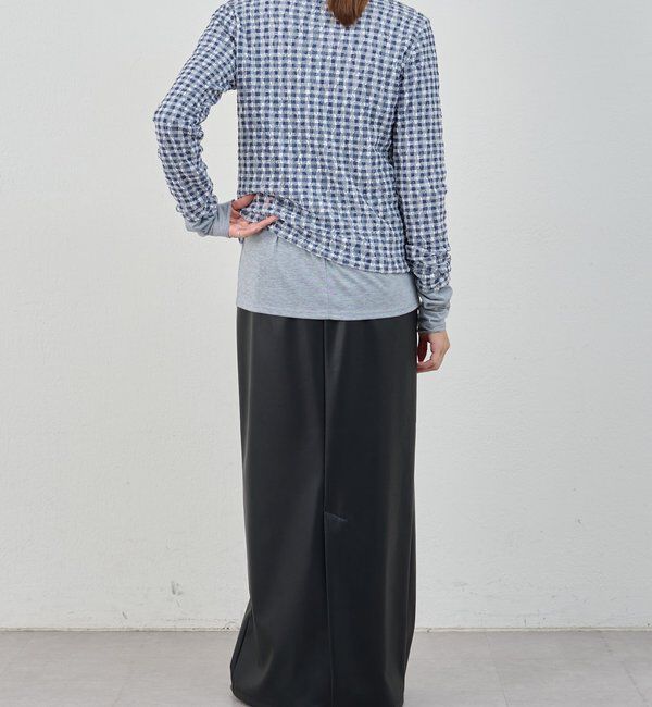  「レースチェックプルオーバー」|Tシャツ・カットソー|