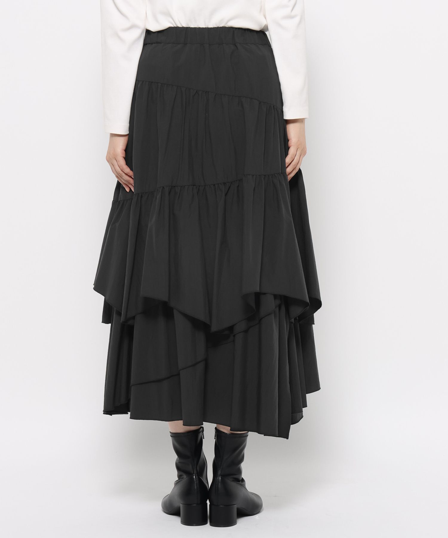 LOWRYS FARM「ティアードイレヘムスカート」|スカート|