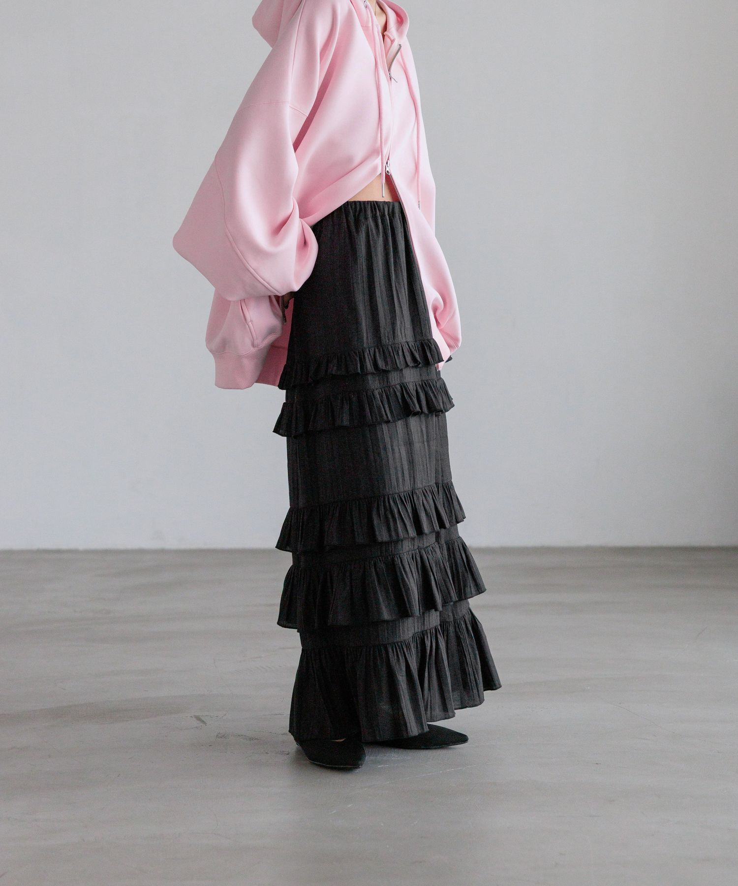 LOWRYS FARM「フリルティアードスカート」|スカート|