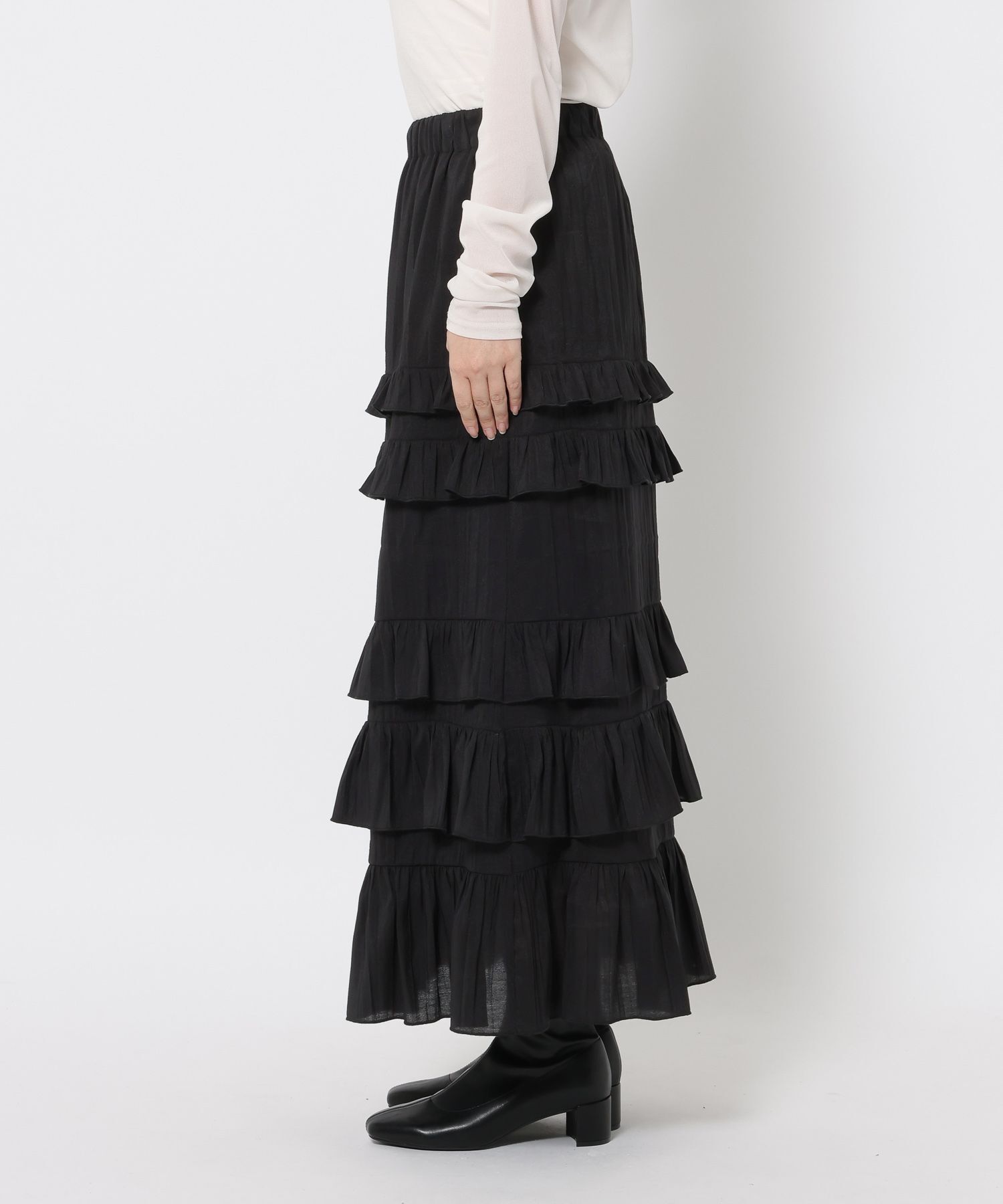 LOWRYS FARM「フリルティアードスカート」|スカート|