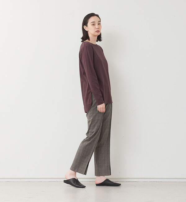 collex「【新色登場】ウール混 リラックスロングスリーブプルオーバー」|Tシャツ・カットソー|