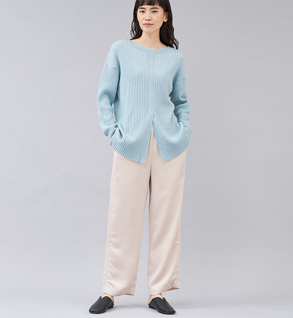 collex「【セットアップ対応】フロント スリット リブプルオーバー」|ニット・セーター|