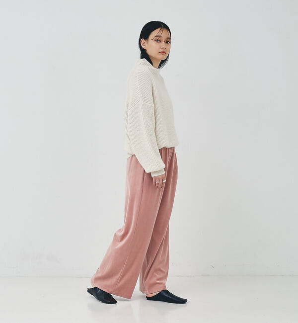 collex「【手洗い可能】ベロアセミワイドパンツ」|その他|