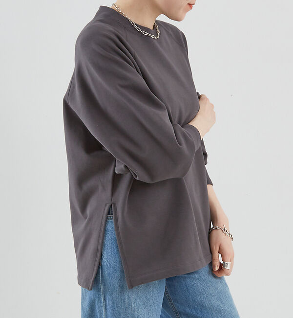 collex「サイドスリットフォルム裏毛プルオーバー」|スウェット・ジャージ|