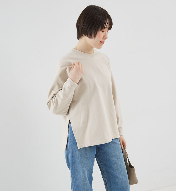 collex「サイドスリットフォルム裏毛プルオーバー」|スウェット・ジャージ|