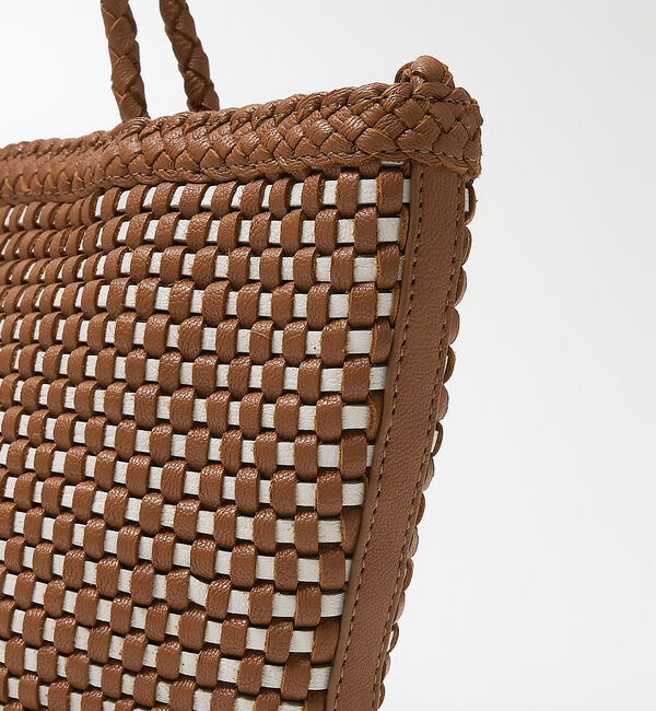 collex「レザーメッシュ2WAYトートバッグ」|トートバッグ|