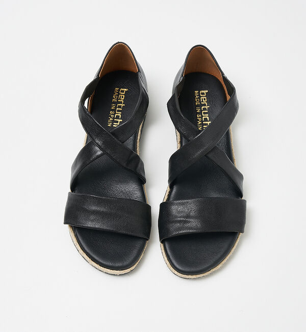 collex「【bertuchi／ベルトゥーチ】 ローエスパクロスシューズ」|サンダル|ブラック