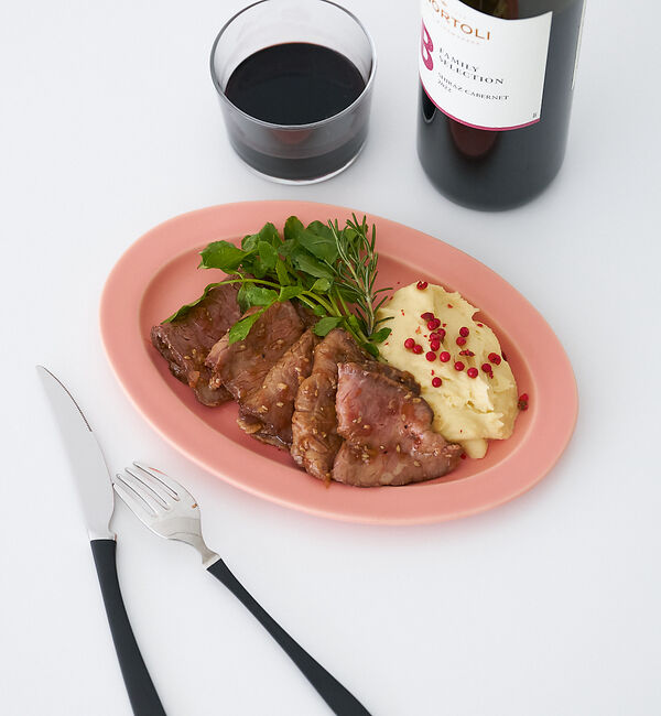 collex「【SAKUZAN/サクザン】別注 作山窯 SaraオーバルプレートM」|食器・キッチングッズ|ピンク