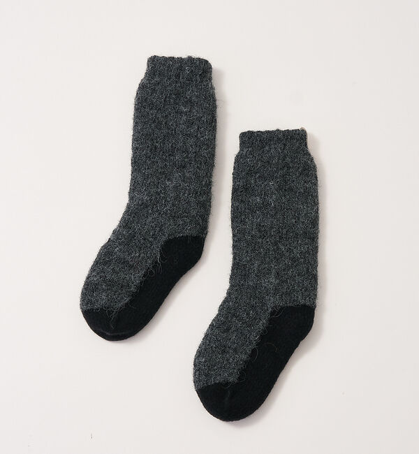 collex「【ユニセックス】バイカラーリバーシブル ルームソックス」|ソックス|