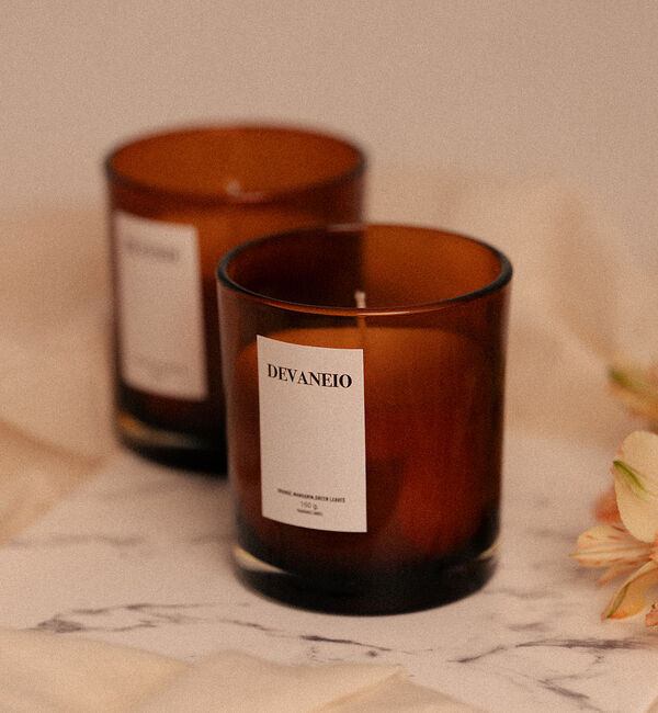 collex「【REMINISCENT OF DREAMS】グラス入りキャンドル」|アロマ・ルームフレグランス|ピンク