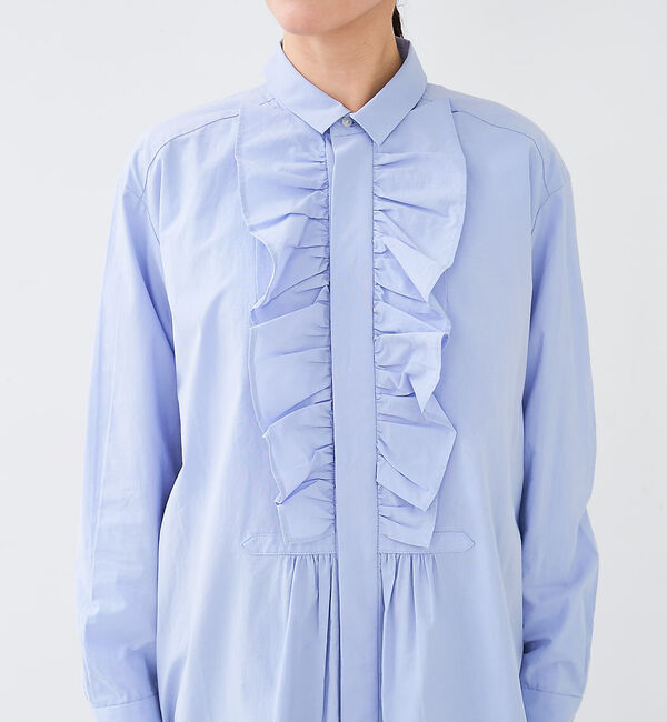 collex「フロトフリルシャツワンピース」|ワンピース|