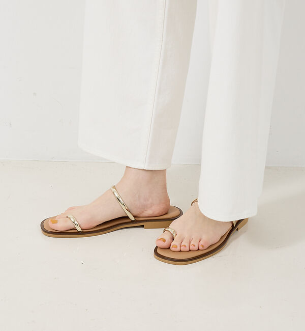 collex「【NICOLAS LAINAS/ニコラスライナス】フラットサンダル」|サンダル|