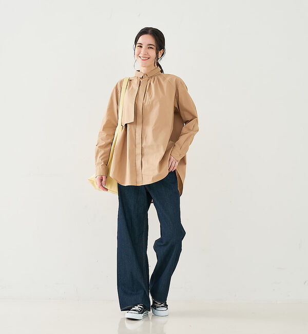 collex「フラップミニ衿ブラウス」|シャツ・ブラウス|