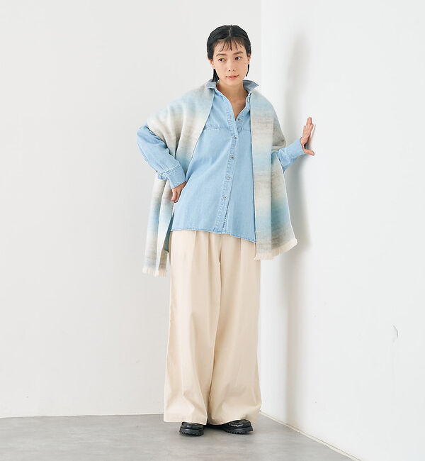 collex「ウール混グレデーションストール」|マフラー|