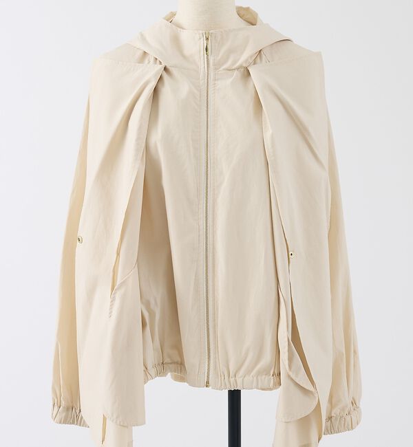 collex「レイヤード風ジップアップコート」|ブルゾン・スタジャン|