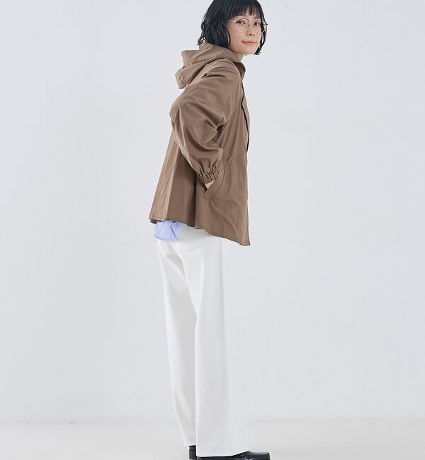 collex「レイヤード風ジップアップコート」|ブルゾン・スタジャン|