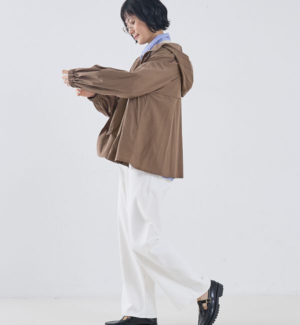 collex「レイヤード風ジップアップコート」|ブルゾン・スタジャン|