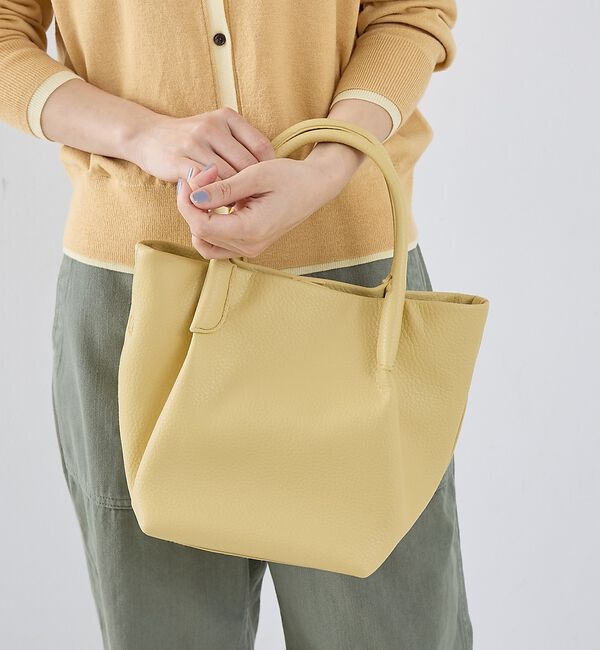 collex「2WAY バケットトートバッグ タックハンドル＆ショルダー」|ショルダー・メッセンジャー|イエロー
