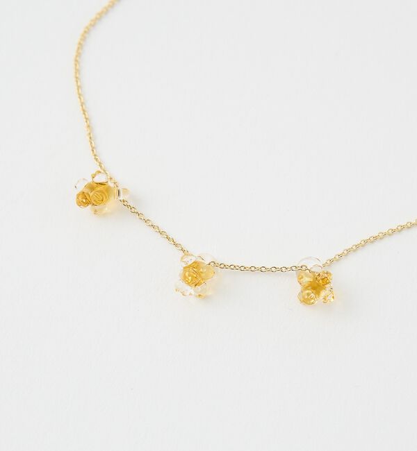 collex「【HARIO Lampwork Factory】ネックレス ひとふさのミモザ」|ネックレス|