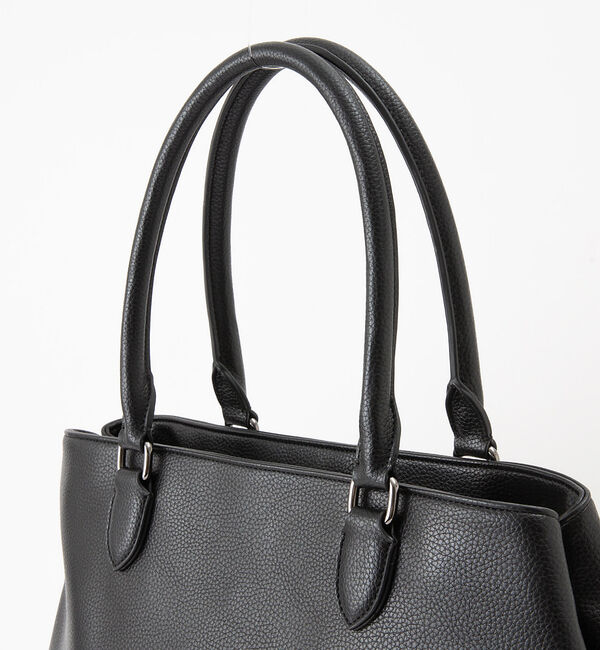 ABAHOUSE「【WEB別注】シボレザー 横型トートバッグ / クラッチバッグ付き / A4サイ」|トートバッグ|