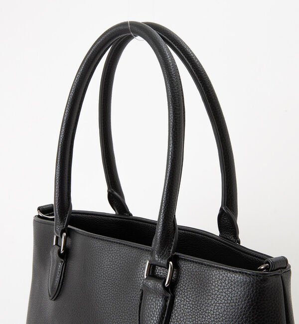 ABAHOUSE「【WEB別注】シボレザー 縦型 2WAY トートバッグ」|トートバッグ|