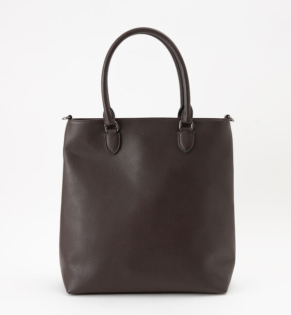 ABAHOUSE「【WEB別注】シボレザー 縦型 2WAY トートバッグ」|トートバッグ|