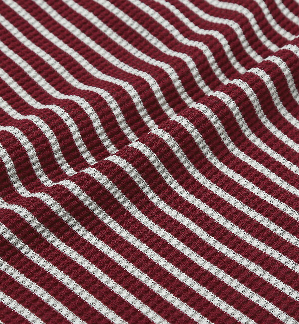 ABAHOUSE「【JEMORGAN/ジェーイーモーガン】ワッフル ボーダー タンクトップ」|キャミソール|