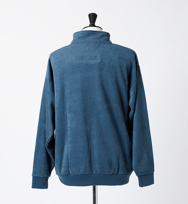 ABAHOUSE「スウェード 裏起毛 ハーフジップ トレーナー」|スウェット・ジャージ|