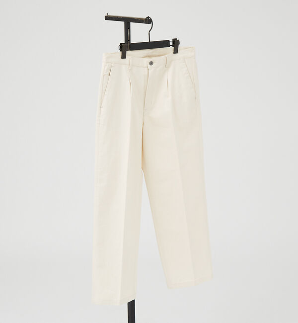 ABAHOUSE「1タック コットン ワイドトラウザーズ / ワイドパンツ」|その他|