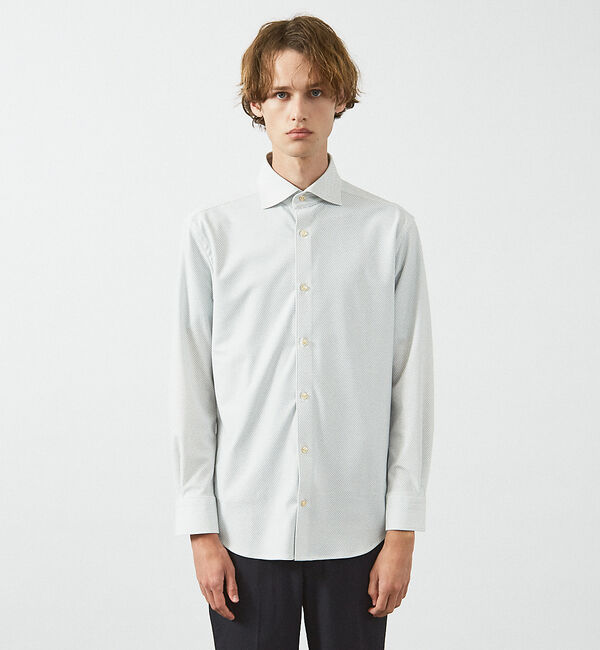 ABAHOUSE「【FLEX SHIRTS】ドライメッシュ 360&deg;ストレッチ ジャージシャツ」|シャツ・ブラウス|