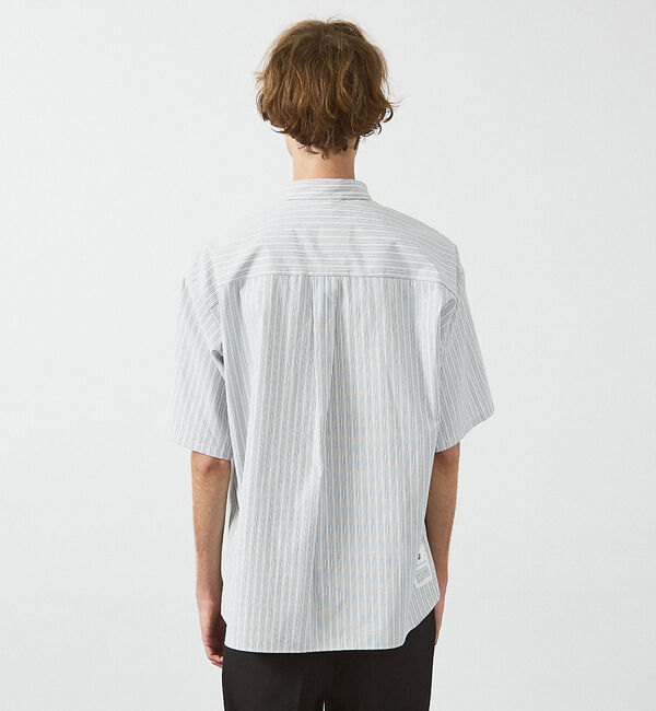 ABAHOUSE「ファンクショナルストライプ 半袖シャツ」|シャツ・ブラウス|