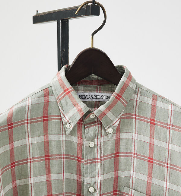 ABAHOUSE「【別注】Individualized shirts / ボタンダウン半袖シャツ」|シャツ・ブラウス|