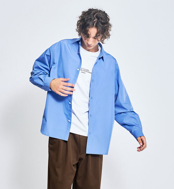 ABAHOUSE「オーバーサイズ レギュラーカラーシャツ / イージーケア」|シャツ・ブラウス|