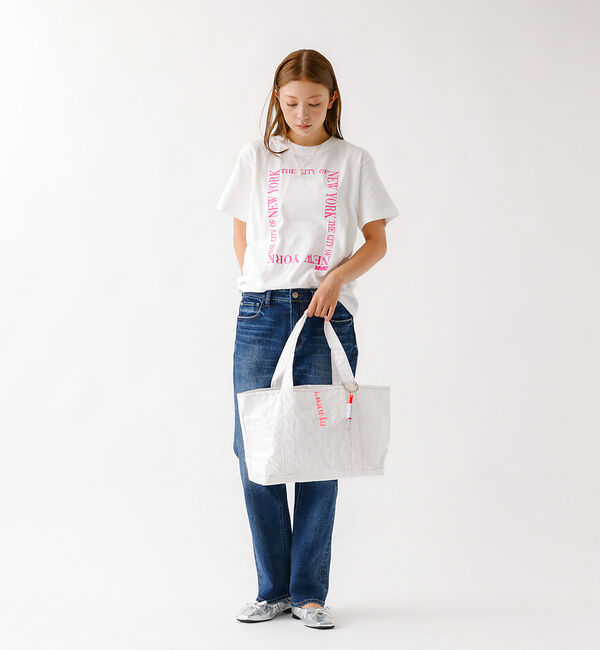 ABAHOUSE「【THAILAND MADE／タイランド メイド】チャーム付きトートバッグM/セ」|トートバッグ|