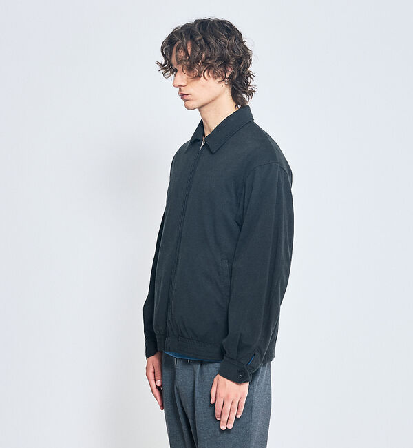 ABAHOUSE「オーバーダイ コットン ZIPブルゾン / オーバーサイズ」|ブルゾン・スタジャン|