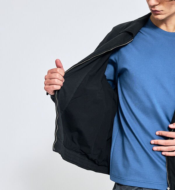 ABAHOUSE「オーバーダイ コットン ZIPブルゾン / オーバーサイズ」|ブルゾン・スタジャン|