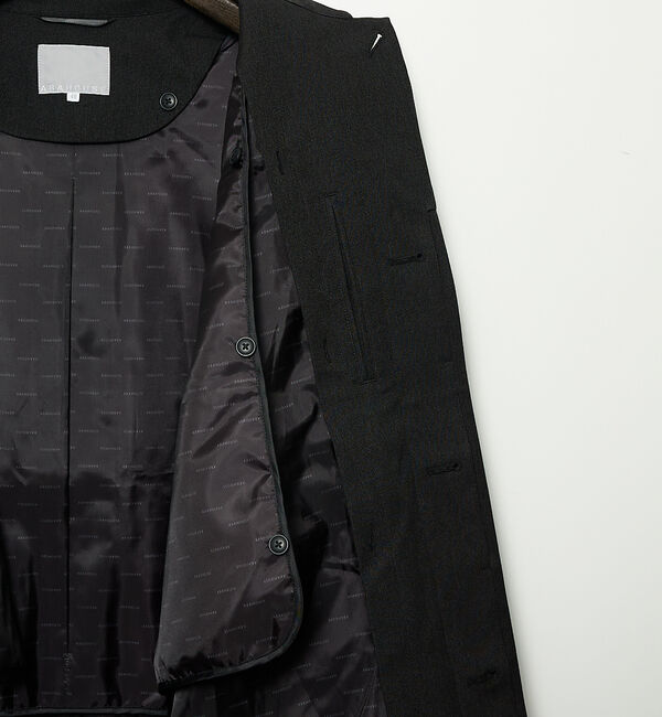 ABAHOUSE「【SORONA】ライナー付 ステンカラーコート / 撥水性 / 2WAY」|ステンカラーコート|