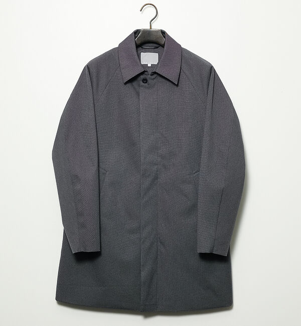 ABAHOUSE「【SORONA】ライナー付 ステンカラーコート / 撥水性 / 2WAY」|ステンカラーコート|チャコールグレー