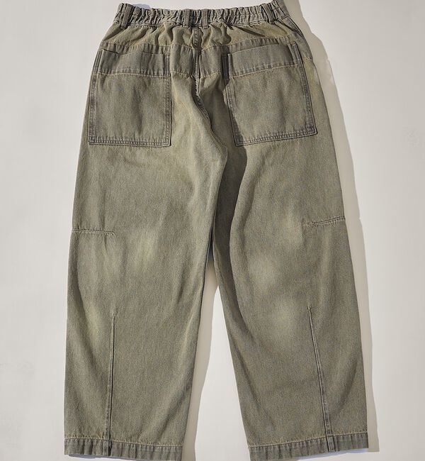 ABAHOUSE「DARTS DENIM カーブワイドデニム / ヴィンテージライク」|デニム|