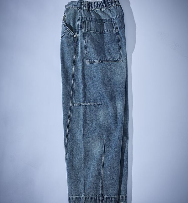 ABAHOUSE「DARTS DENIM カーブワイドデニム / ヴィンテージライク」|デニム|