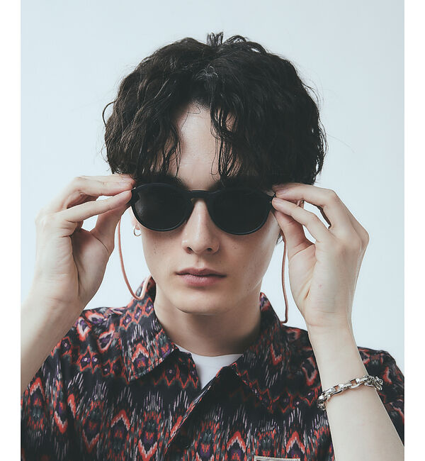 ABAHOUSE「【IZIPIZI / イジピジ】SUN #F/ / 折りたたみ式 サングラス /」|メガネ|ブラック