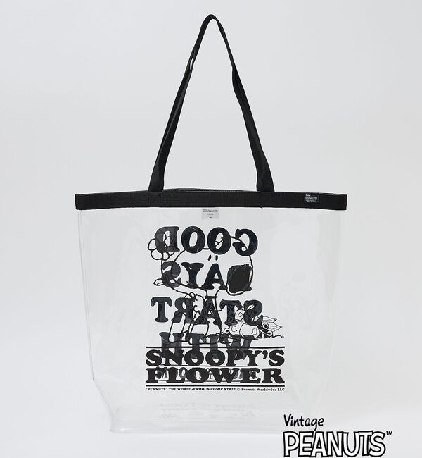 ABAHOUSE「【FRUIT OF THE LOOM/フルーツオブザルーム】PEANUTS コラ」|トートバッグ|