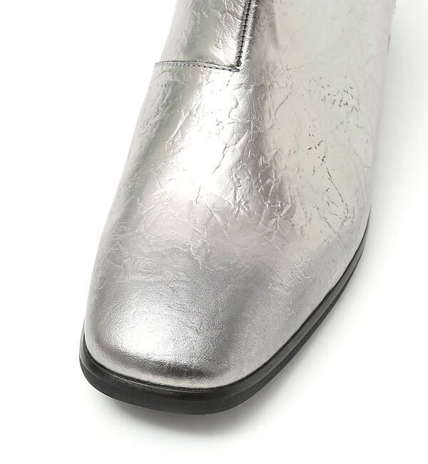 alfredoBANNISTER「スクエアトゥ サイドゴア ホイル ロング レザー ブーツ」|ショートブーツ|